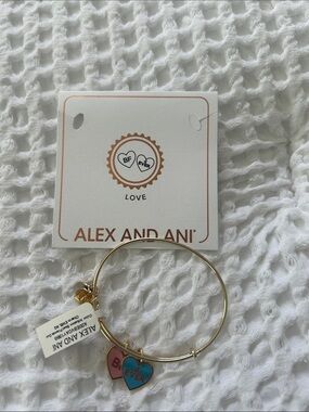 ❤️ NWT Alex and Ani Gold BFF Best Friends Adjustable Charm Bracelet ❤️